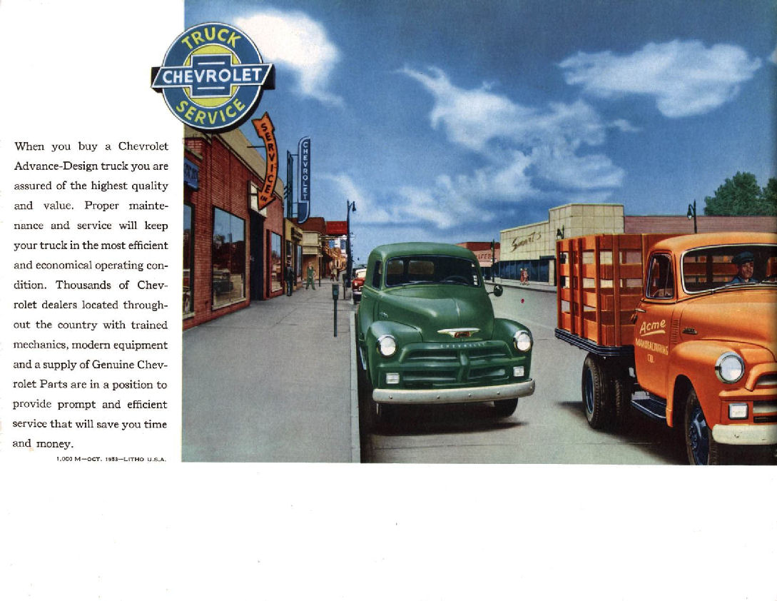 1954 Chevrolet Trucks Brochure Page 6
